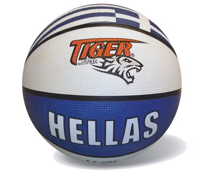 Μπάλα Μπάσκετ Rubber Hellas S.7