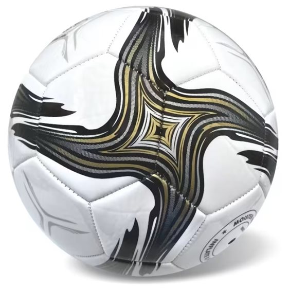Μπάλα Ποδοσφαίρου Δερμάτινη Match Line Galaxy Gold Silver
