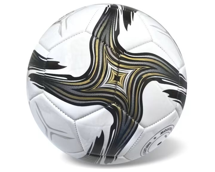 Μπάλα Ποδοσφαίρου Δερμάτινη Match Line Galaxy Gold Silver