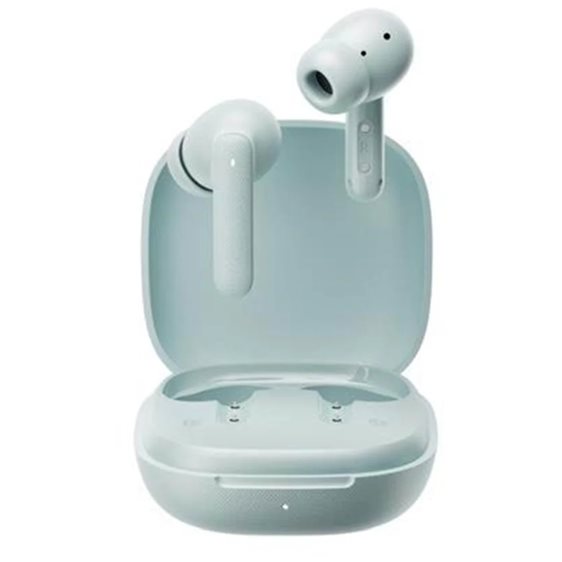 QCY Buds Misty Blue - Noise Reduction Clear Calls TWS Earbuds 35h, 10mm dynamic drivers