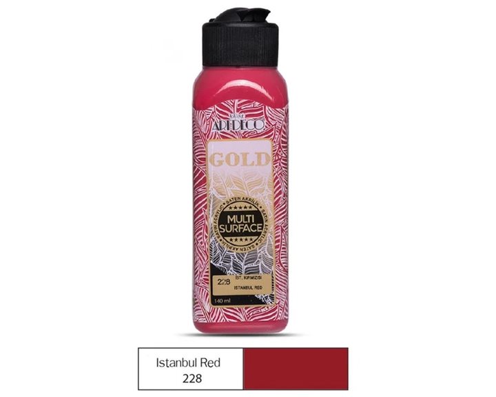 Ακρυλικό Χρώμα Artdeco 140ml Surface Red 228