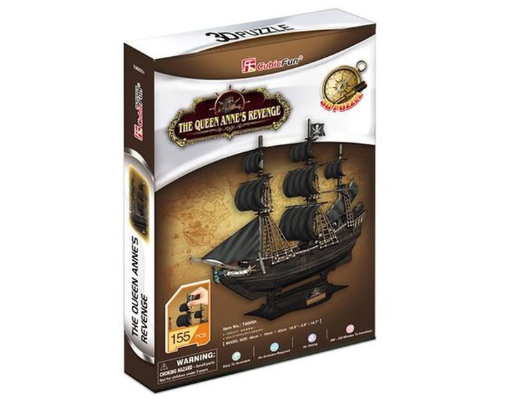 Παζλ Cubic Fun 3D Pirate Ship Queen Anne/s Revenge 180pcs T4005h