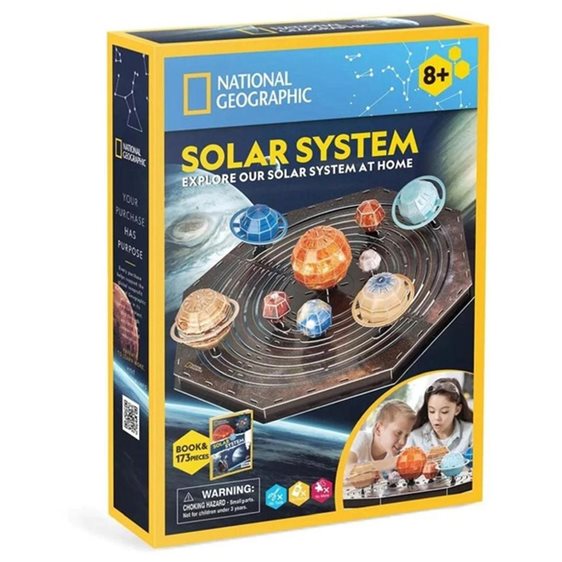 Πάζλ CubicFun 3D National Geograrhic Solar System 173pcs DS1087h