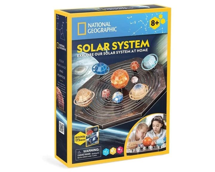 Πάζλ CubicFun 3D National Geograrhic Solar System 173pcs DS1087h