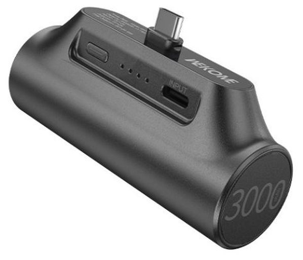 Power Bank 3000mAh 10W WK WP-07 USB-C 1 Θέσης Μαύρο