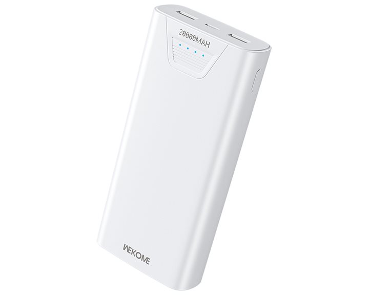 Power Bank 20000mAh 12W WK WP-121 2 Θέσεων Μαύρο
