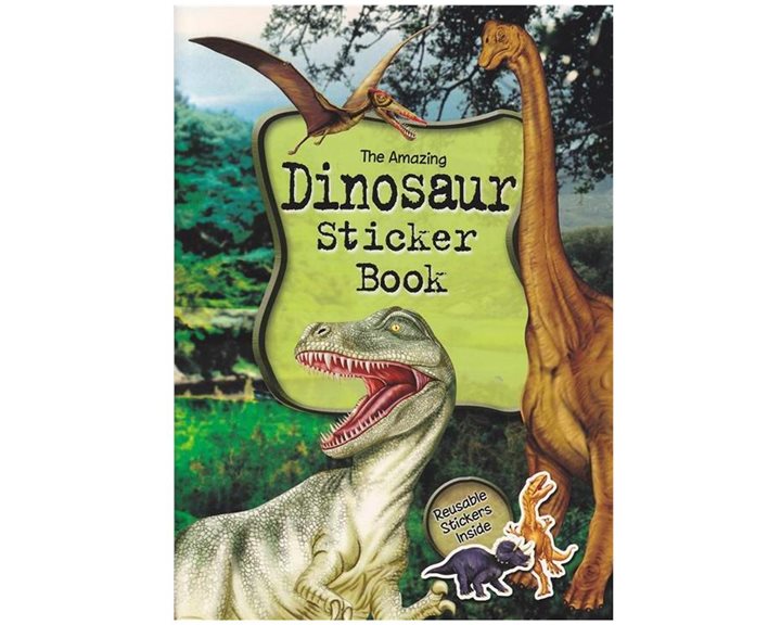 Activity Book With Over 1000 Dinosaur Stickers Alligator Ab3384disbg - Initial