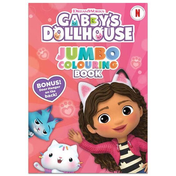 ALLIGATOR GABBY΄S DOLLHOUSE JUMBO COLOURING BOOK , 3543GDJC