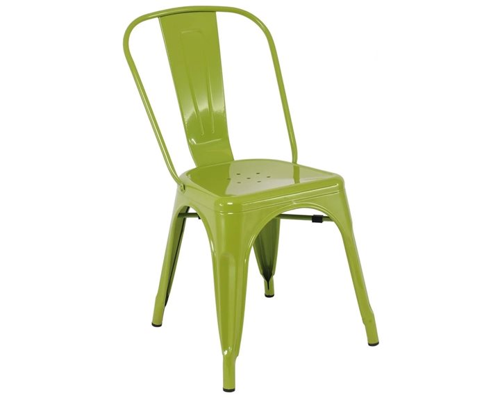 RELIX Καρέκλα Στοιβαζόμενη, Μέταλλο Βαφή Lime Ε5191,31