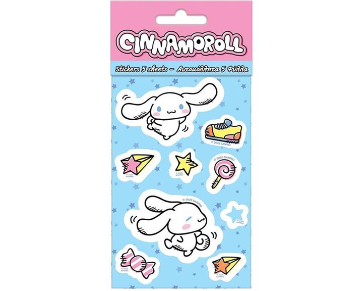 Αυτοκόλλητα 8χ12 5φύλλα Cinnamoroll 000490236