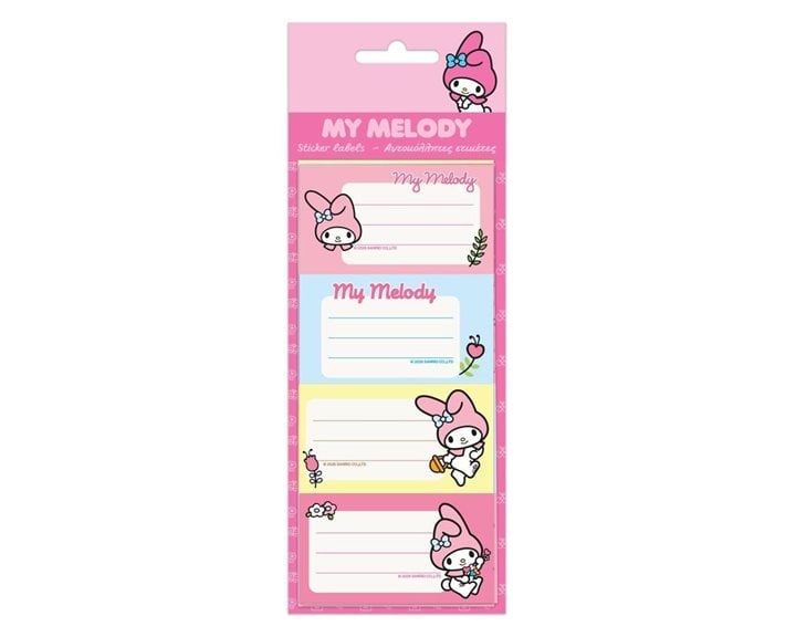 Ετικέτες Αυτοκόλλητες 20τμχ 5φύλλα My Melody 000490209