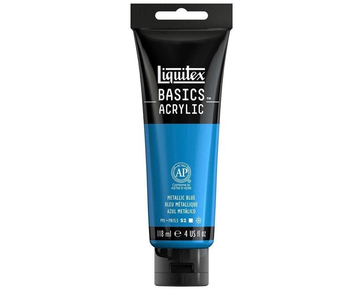 Liquitex 118 Ml Basics 341 Metallic Blue
