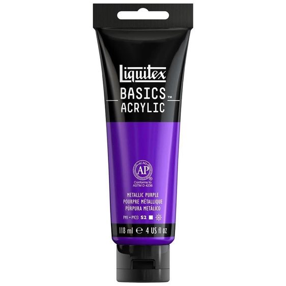 Liquitex 118 Ml Basics 340 Metallic Purplr