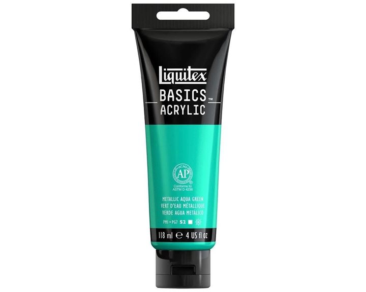Liquitex 118 Ml Basics 339 Metallic Aqua Green