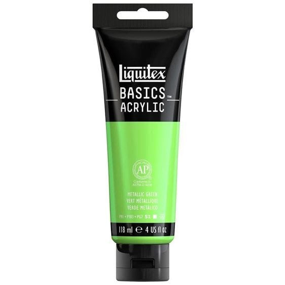 Liquitex 118 Ml Basics 346 Metallic Green