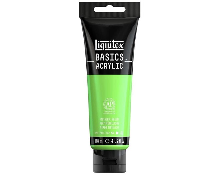 Liquitex 118 Ml Basics 346 Metallic Green