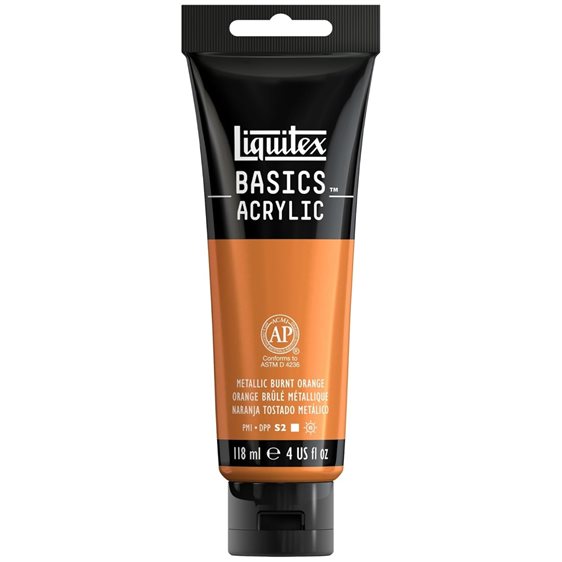 Liquitex 118 Ml Basics 344 Metallic Burnt Orange