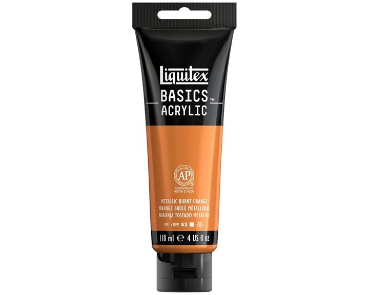 Liquitex 118 Ml Basics 344 Metallic Burnt Orange
