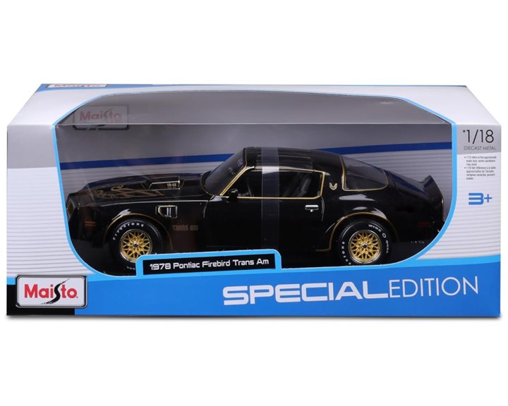 Maisto Special Edition 1:18 1978 Pontiac Firebird Team Am 48/31464BK