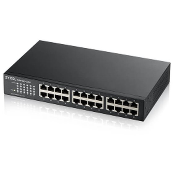 ZYXEL SWITCH GS-1100-24E, 24 PORTS 10/100/1000Mbps, ENTERPRISE LAN SWITCH, RACKMOUNT, 2YW.