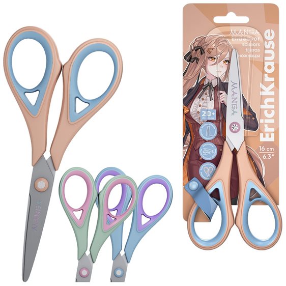 Ψαλίδι Μεταλλικό ErichKrause Endeavor Manga 16cm ass.des.  60850