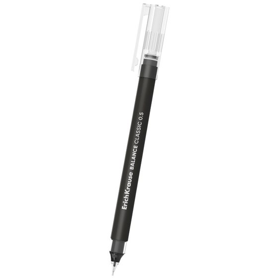 Στυλό ErichKrause Rollerball Balance Stick Classic 0.5mm Black 63148