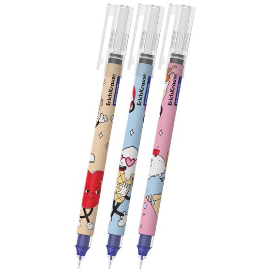 Στυλό ErichKrause Rollerball Balance Stick Yammy 0.5mm Blue 63151