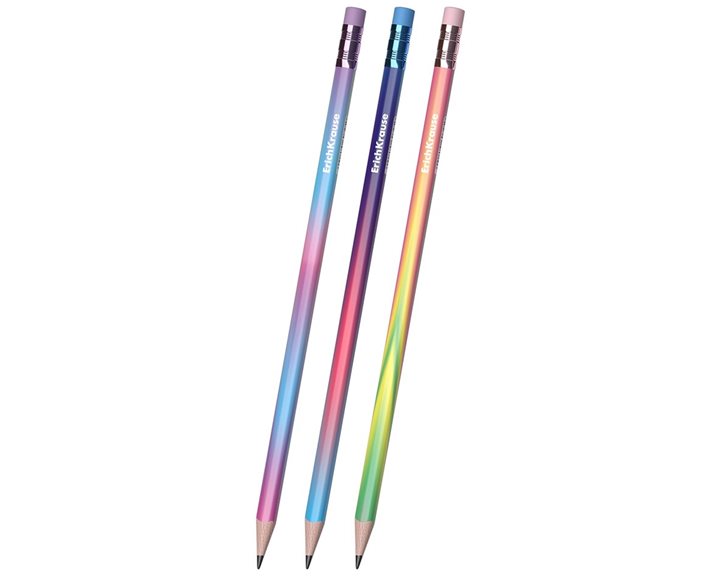 Μολύβι με Γόμα Erichkrause Galaxy Triangular 60724