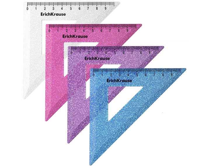 Τρίγωνο ErichKrause Glitter 45/9cm 55527