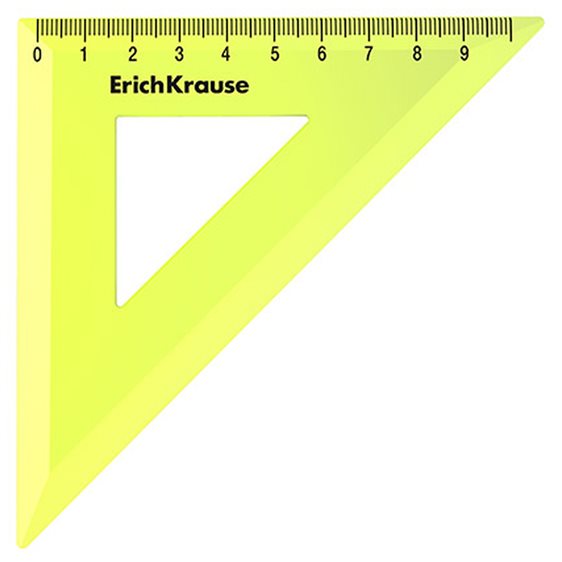 Τρίγωνο ErichKrause Neon 45/9cm Yellow 49522