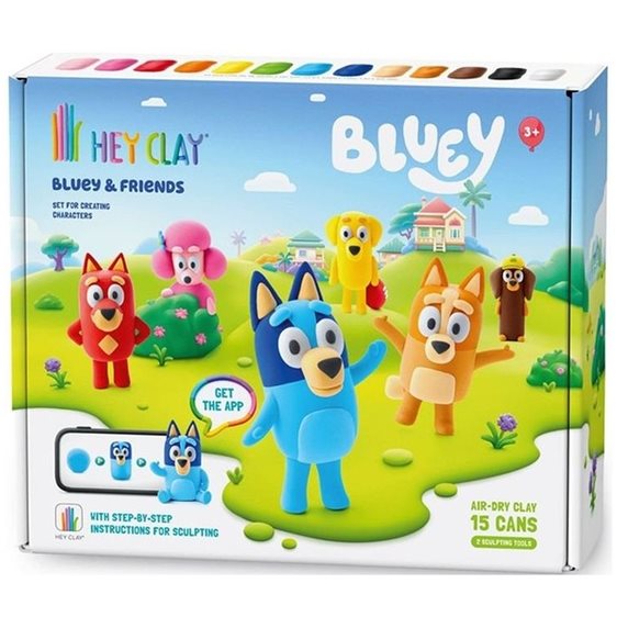 Κατασκευές Με Πηλό Hey Clay Bluey & Friends   3+ 440080
