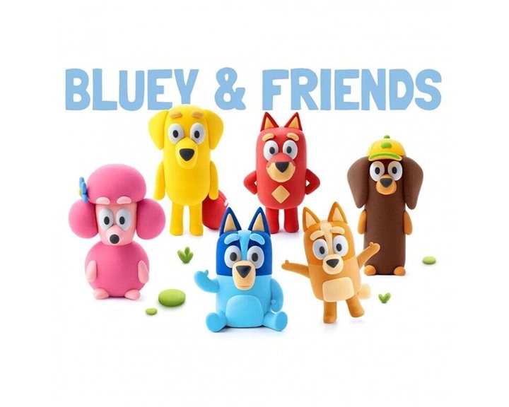 Κατασκευές Με Πηλό Hey Clay Bluey & Friends   3+ 440080