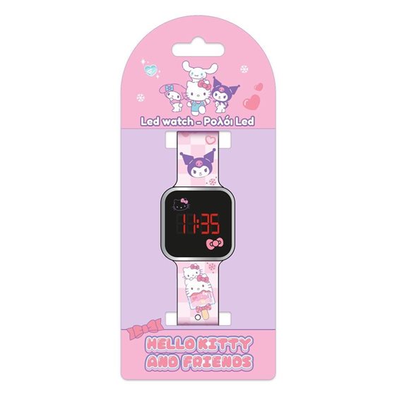 Ρολόι Χειρός LED Hello Kitty and Friends 000490232