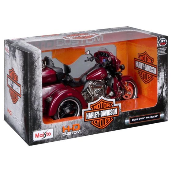 Maisto Motorcycles H-D 2021 CVO Tri Glide 48/32337RD