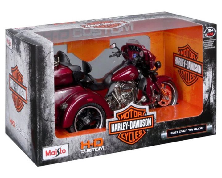 Maisto Motorcycles H-D 2021 CVO Tri Glide 48/32337RD
