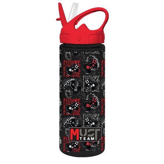 Παγούρι ΡS 500ml με Καλαμάκι 6.5x21.5 εκ. Must Team