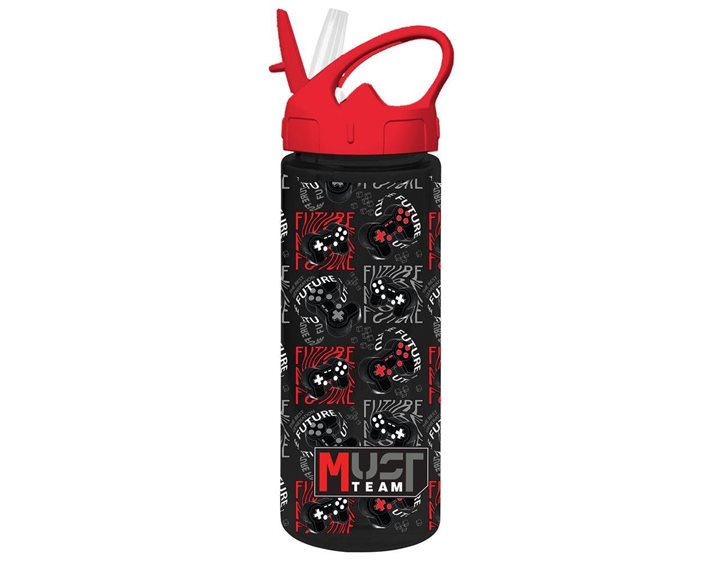 Παγούρι ΡS 500ml με Καλαμάκι 6.5x21.5 εκ. Must Team