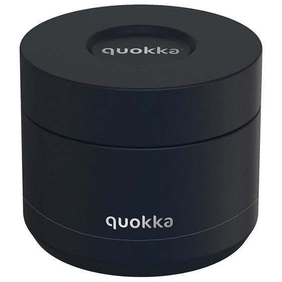 Quokka Παιδικό Θερμός Δοχείο Φαγητού Stainless Steel Whim Black  360 ml