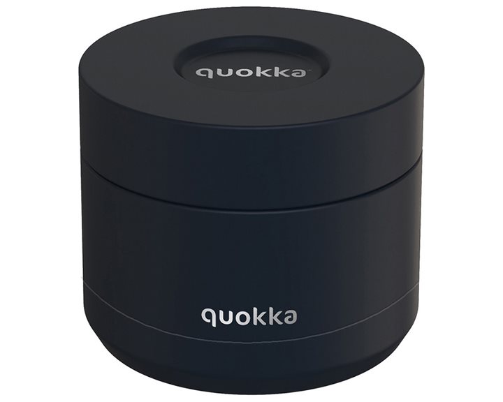 Quokka Παιδικό Θερμός Δοχείο Φαγητού Stainless Steel Whim Black  360 ml