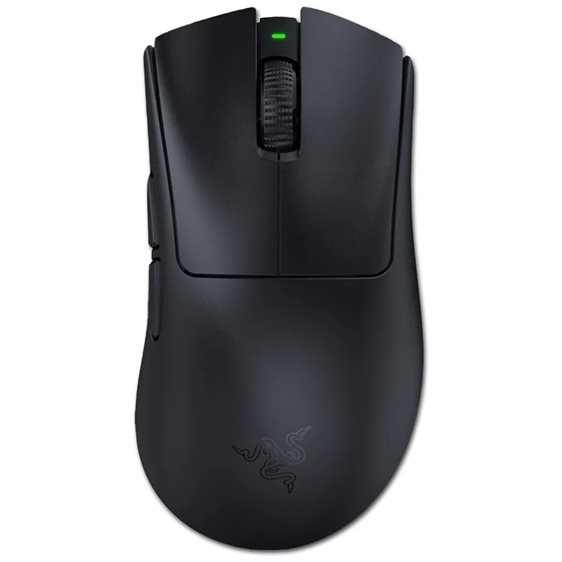 Razer DEATHADDER V4 PRO BLACK - 56g Wireless Gaming Mouse - Ergonomic - 120 Hours Battery - 45K DPI