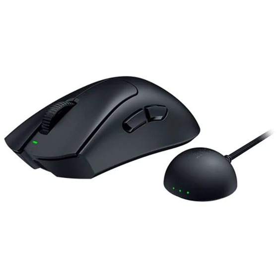 Razer DEATHADDER V4 PRO BLACK - 56g Wireless Gaming Mouse - Ergonomic - 120 Hours Battery - 45K DPI