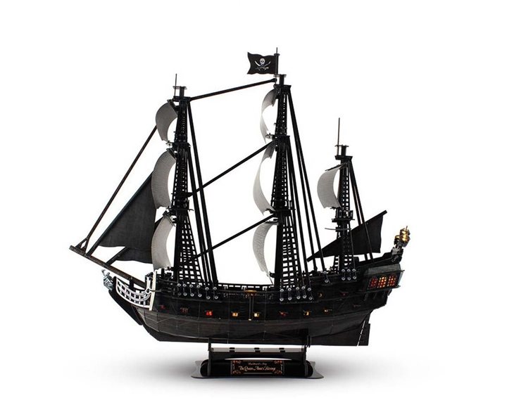 Πάζλ Cubic Fun 3D Queen Anne's Revenge with LED 293pcs L522h