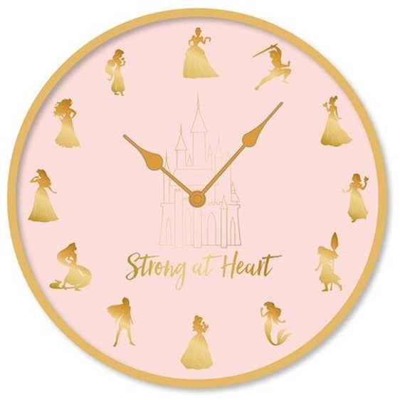 Ρολόι Τοίχου Disney Princess Strong at Heart