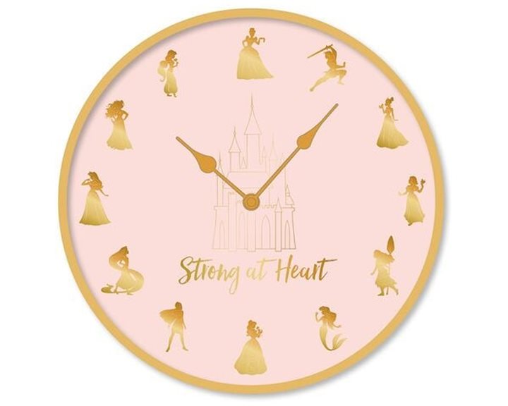 Ρολόι Τοίχου Disney Princess Strong at Heart
