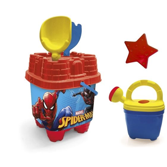 Κουβαδάκι Παραλίας Πλαστικό Square Castle Marvel Spiderman