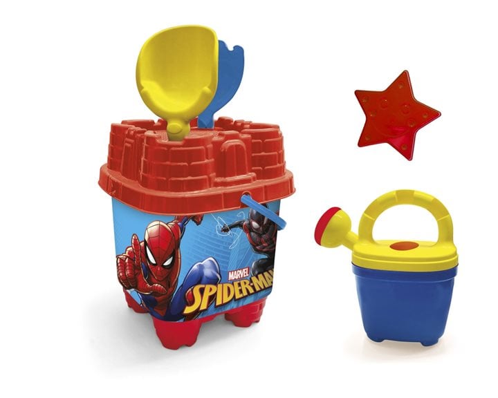 Κουβαδάκι Παραλίας Πλαστικό Square Castle Marvel Spiderman