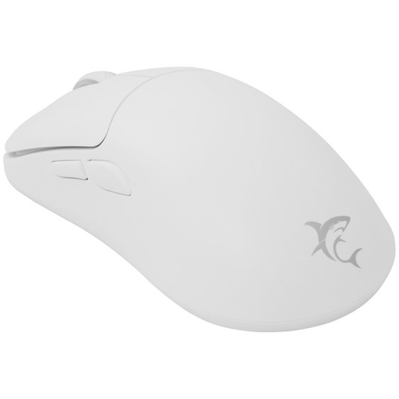 WHITE SHARK GAMING MOUSE CORDLESS OPTICAL AERO WGM-5015 5000DPI-10000DPI VIA SOFTWARE WHITE