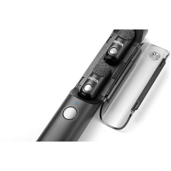 BOYA Magic - Type-C, Lightning & 3,5mm, Camera Receiver Wireless Microphone 2 TX + 3 RX + char. Case