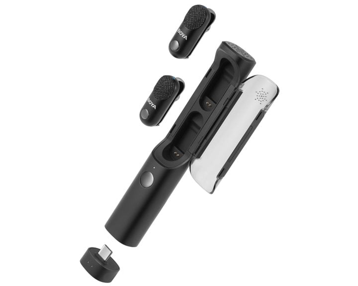 BOYA Magic - Type-C, USB-C Receiver Wireless Microphone 2 TX + 1 RX + charing Case