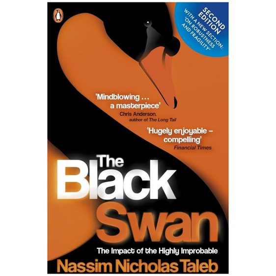 PENGUIN ORANGE SPINES : THE BLACK SWAN THE IMPACT OF THE HIGHLY IMPROBABLE PB B
